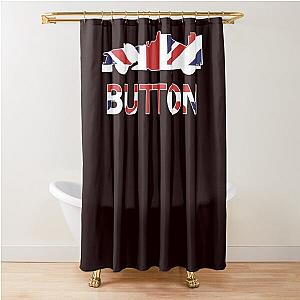 Jenson Button Union Jack Essential T Shirt Shower Curtain