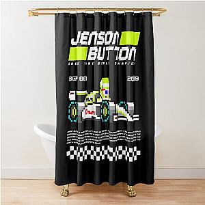 Jenson Button F1 Team Shower Curtain