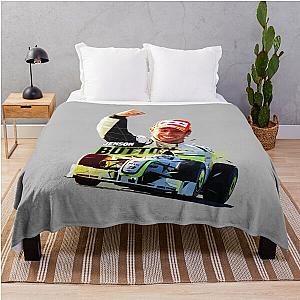 Low Poly Jens Button Throw Blanket
