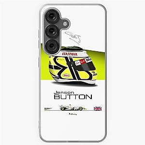 Jenson Button 2009 Helmet Car Print Samsung Galaxy Soft Case