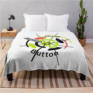 Brawn GP 2009 F1 Jenson Button Design Throw Blanket