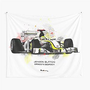Jenson Button Brawn BGP001 2009 Arty Tapestry