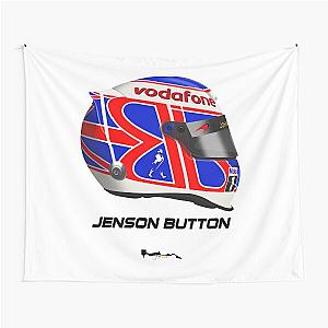 Jenson Button  2010 F1 Helmet Tapestry