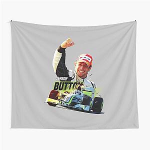 Low Poly Jensen Button Tapestry