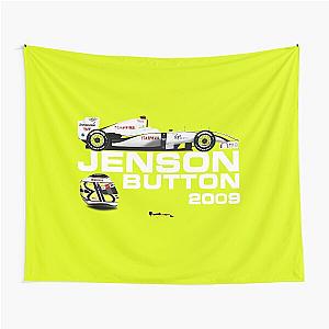 Jenson Button - Brawn BGP001 2009 World Champion Tapestry