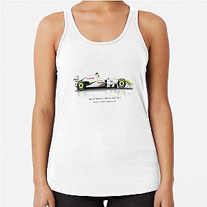 Jenson Button - Brawn GP001 - Brazil Racerback Tank Top