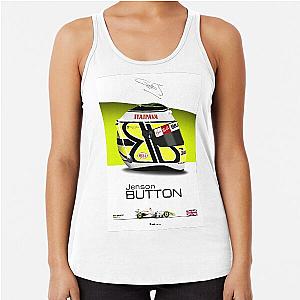 Jenson Button 2009 Helmet and Car Print Tank Top