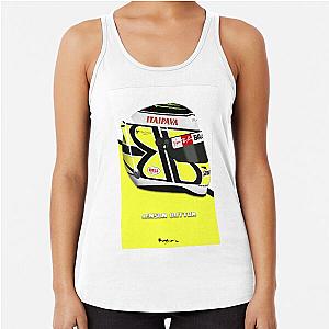 Jenson Button 2009 helmet Racerback Tank Top
