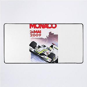 Jenson Button Brawn Monaco GP Poster Desk Mat