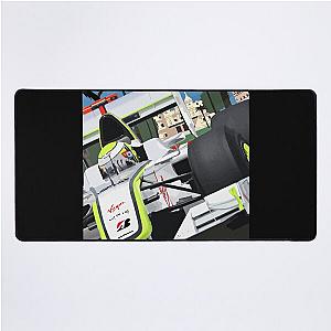 Grand Prix Automobile Monaco GP 2009 Jenson Button Brawn GP Desk Mat