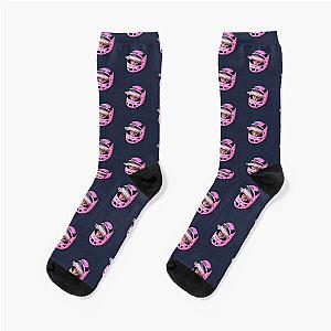 Jenson Button Pink Socks