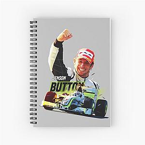 Low Poly Jensen Button Spiral Notebook