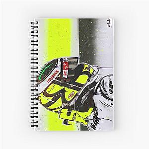 Jenson Button - Brawn GP F1 painting by DRAutoArt Notebook