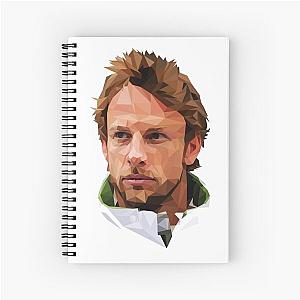 Jenson Button Spiral Notebook