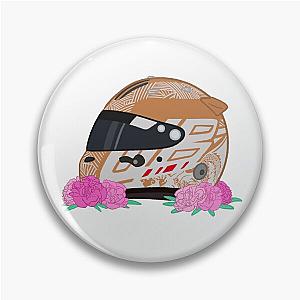 Jenson Button 2024 Helmet with Flowers Pin
