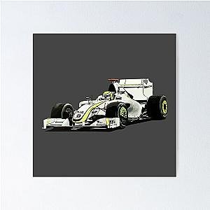 Jenson Button Formula 1 Brawn GP Poster