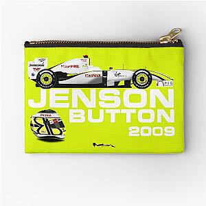 Jenson Button Brawn BGP001 2009 World Champion Zipper Pouch