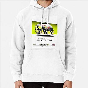 Jenson Button 2009 Helmet and Car Pullover Hoodie