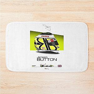 Jenson Button 2009 Helmet Print Bath Mat