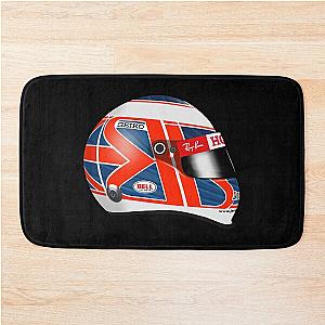 Jenson Button 2006 helmet Hungary first win Bath Mat
