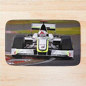 Jenson Button racing in his Brawn GP 2009 F1 car during the British Grand Prix at Silverstone