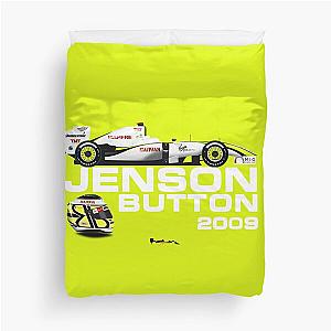 Jenson Button - Brawn BGP001 - 2009 World Champion Duvet Cover