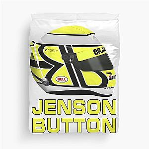 Jenson Button 2009 helmet Duvet Cover