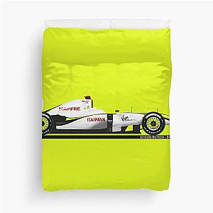 Brawn BGP001 - Jenson Button Duvet Cover