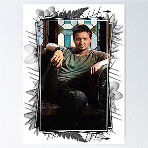 Jeremy Renner Leaf Frame Poster