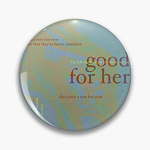 good for her - love is not dying jeremy zucker typographic Pin