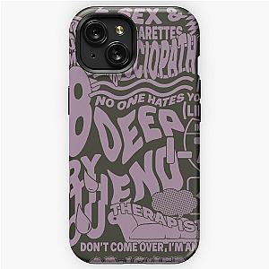 Crusher Poster (Tracklist) - Jeremy Zucker iPhone Tough Case