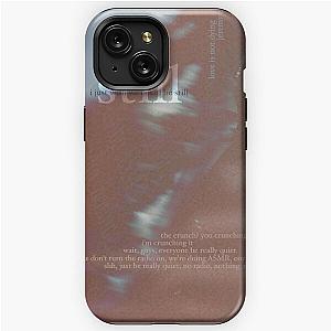 still - love is not dying jeremy zucker typographic iPhone Tough Case