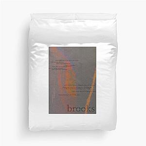 brooks - love is not dying jeremy zucker typographic Duvet Cover