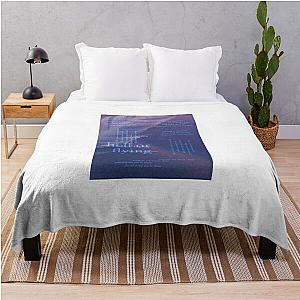 hell or flying - love is not dying jeremy zucker typographic Throw Blanket