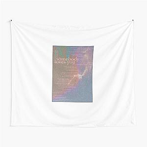 somebody loves you - love is not dying jeremy zucker typographic Tapestry