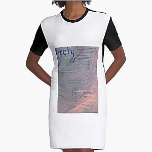 orchid - love is not dying jeremy zucker typographic Graphic T-Shirt Dress