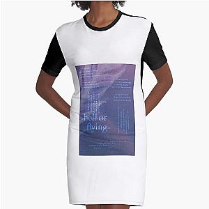 hell or flying - love is not dying jeremy zucker typographic Graphic T-Shirt Dress