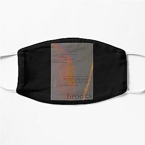 brooks - love is not dying jeremy zucker typographic   Flat Mask