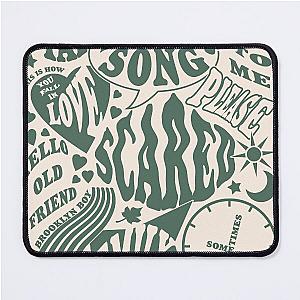 Brent Poster (Tracklist) - Jeremy Zucker & Chelsea Cutler Mouse Pad