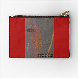 brooks - love is not dying jeremy zucker typographic   Zipper Pouch