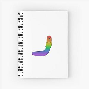 Rainbow Jeremy zucker werm  Spiral Notebook