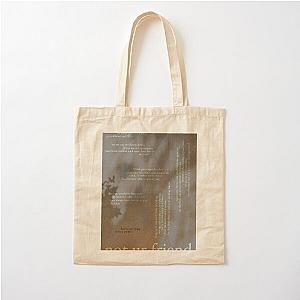 not ur friend - love is not dying jeremy zucker typographic Cotton Tote Bag