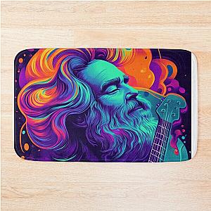 Jerry Garcia Psychedelic Art Bath Mat