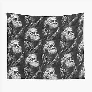 Iconic Jerry Garcia Black and White Tapestry