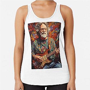 Psychedelic Jerry Garcia Art Grateful Dead Inspired Racerback Tank Top