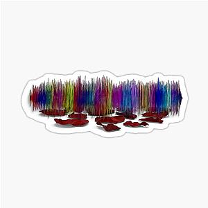 Deal Waveform Art Jerry Garcia Music Art for Him or Her Sticker