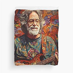 Psychedelic Jerry Garcia Art Grateful Dead Inspired Duvet Cover