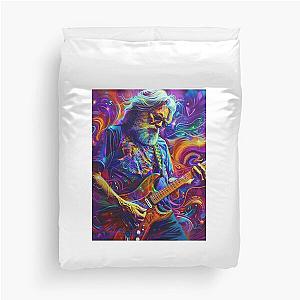 Jerry Garcia Musical Enthusiast Duvet Cover