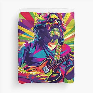 Jerry Garcia musical enlightenment Duvet Cover