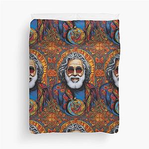 Jerry Garcia the God of Music Duvet Cover